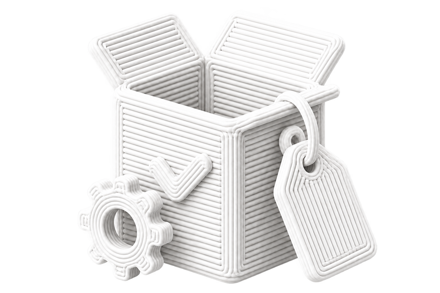 3D-модель пакування для запуску private label